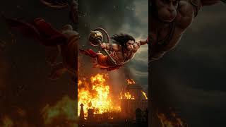 @# Jay Hanuman gyane gyne Sagar Jay kpiece teeno lok ujagar Ram doot atulit hai # short video status