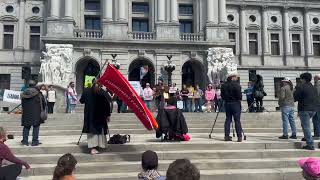 Declan J. Lewis Performs “This Is Me” at Pa. Transgender Day of Visibility Rally