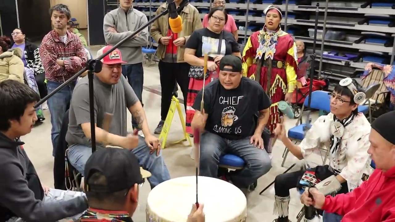 Crow feather Hill SNL Intertribal at Bismarck Winter Powwow 2025