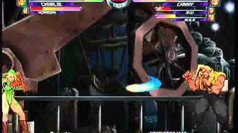 MvC2 Online (360): Brett (Cha/Morg/Tha) vs Josh 360 (Gui/Ryu/Cam) 20 .:7.28.10:.
