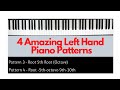 Part 1 : 4 Amazing Left Hand Piano Patterns