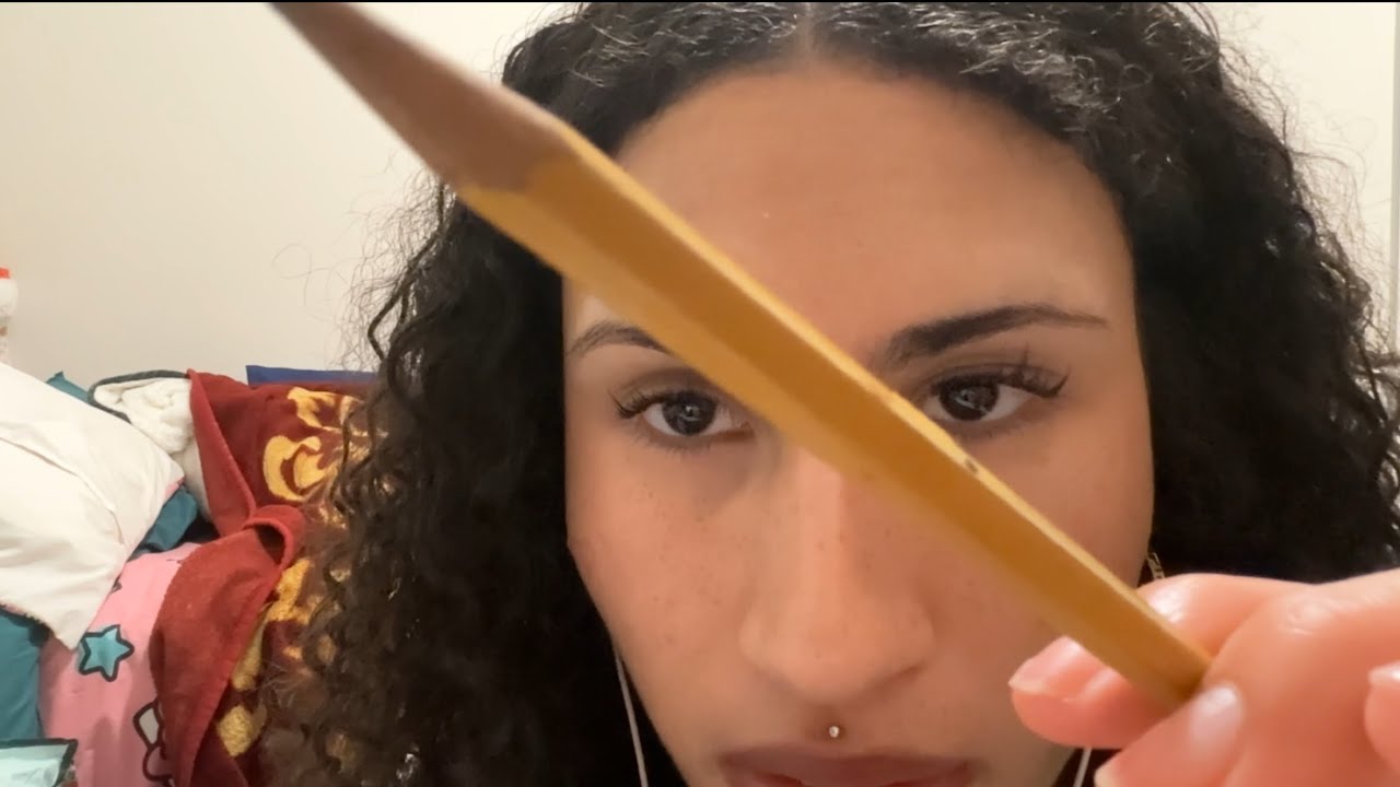 asmr obsessed girl counts n adds freckles to ya face ;)