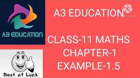 TN Class 11 Maths | CHAPTER 1 Sets Relations and Functions |EXAMPLE-1.5 | TN New Syllabus.