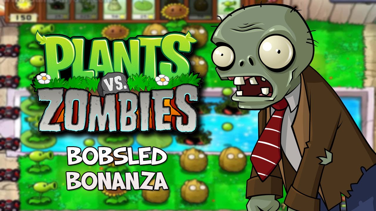 Plants Vs Zombies Mini Game Bobsled Bonanza YouTube