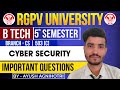 Cyber Security Important Questions | CS-503(C) | RGPV Exam 2025 | @EngineeringBoyz07