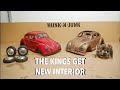 VINTAGE BANDAI KING SIZE VW BEETLE TIN TOY pt.2.. INTERIOR