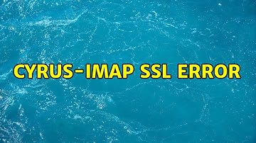 cyrus-imap SSL error