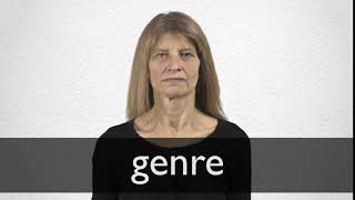 How to pronounce GENRE in British English