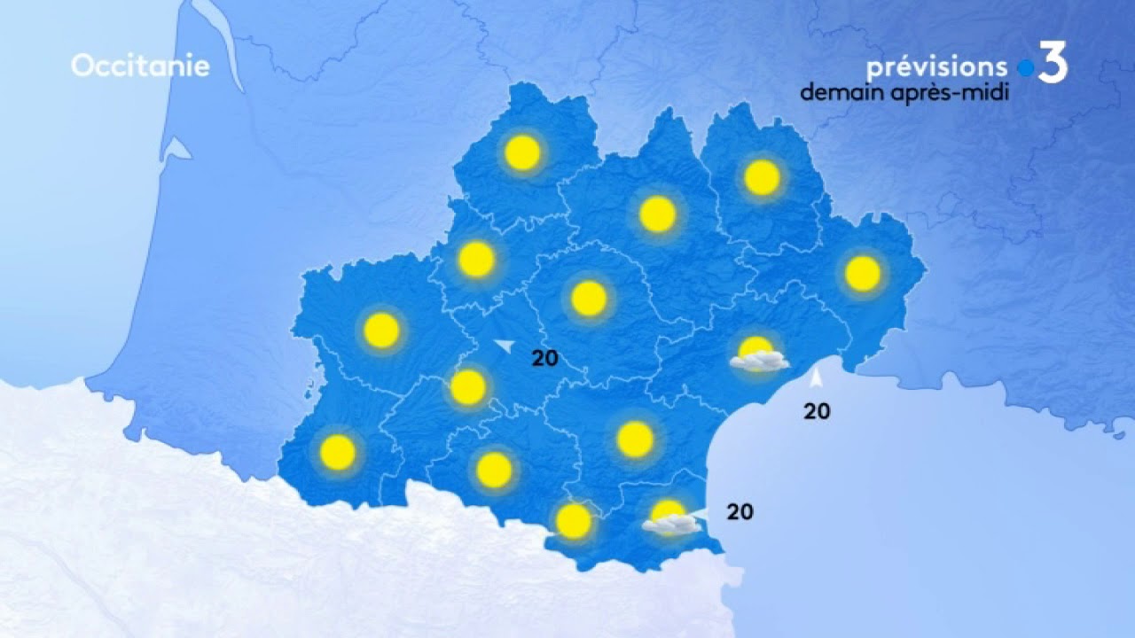 La météo de ce mercredi : ensoleillé et doux france télévisions sport