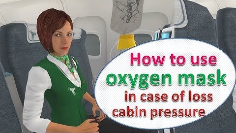 How to use oxygen mask in case of loss cabin pressure (In Flight)- Air Safety World Episode  03