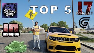 TOP 5 Best Free Fivem GTA 5 RP Servers in 2023