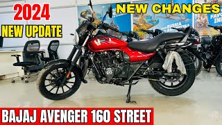 2024 Model Bajaj Avenger 160 Street😍Review | New Price | Features | New Changes | Sound😱Update 2024🔥