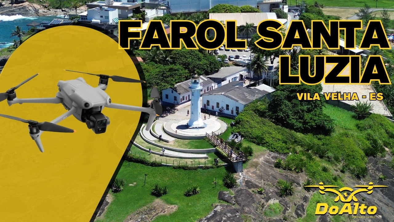 Farol de Santa Luzia – Vila Velha | Espírito Santo  Imagens Aéreas em 4K | DoAlto Drone 012