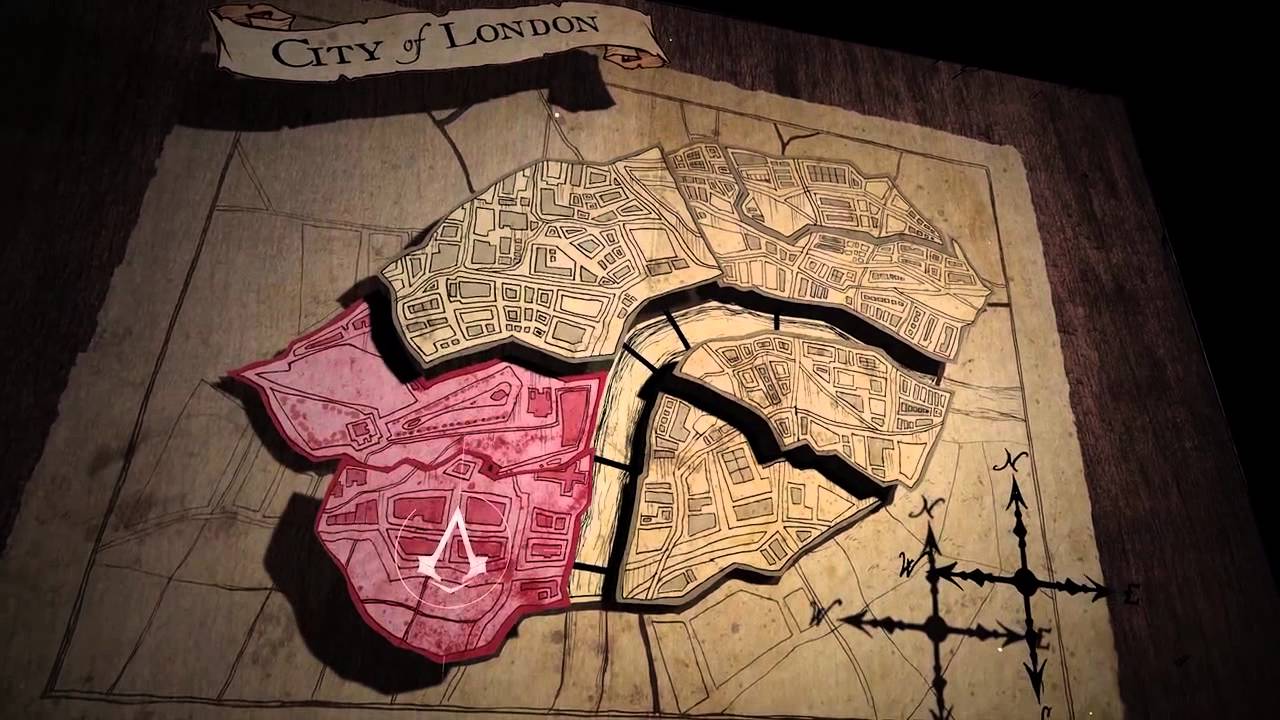 Карта assassin s creed синдикат