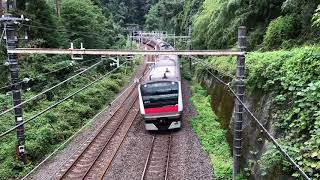 JR東日本外房線/京葉線から直通E233系上総一ノ宮駅行き。