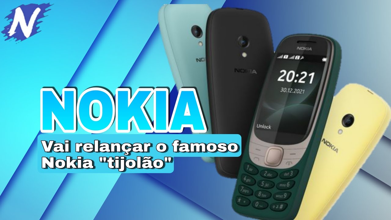 Nokia relança 6310 popular tijolão com o lendário jogo da cobrinha - Portal  Roda de Cuia