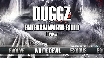 Duggz Entertainment Kodi Build Quick Overview of Build