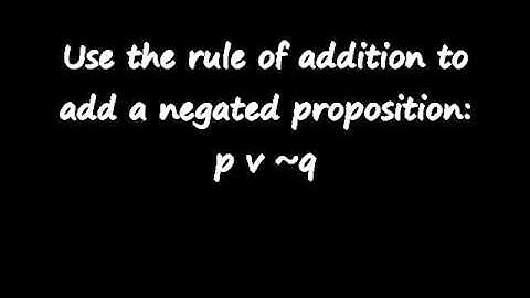 Natural Deduction Short Lesson: How to turn any proposition into a conditional statement
