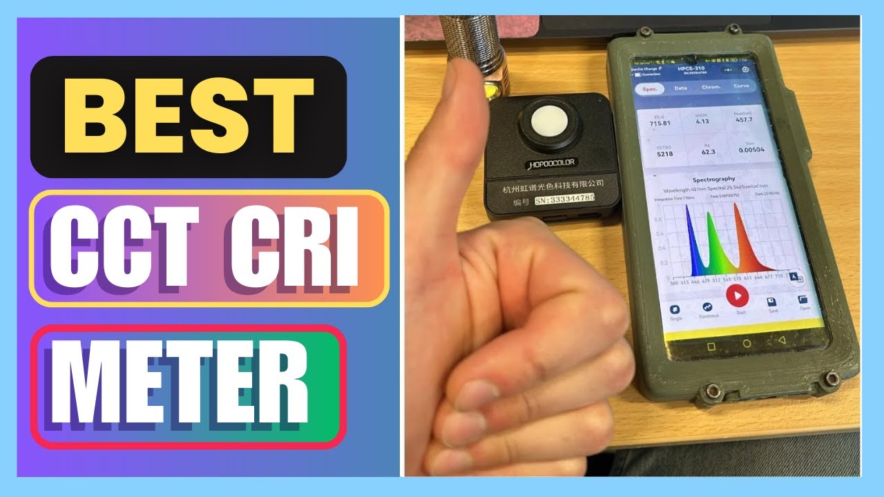 Best HPCS-310 CCT CRI Meter LUX Spectrum Analyzer
