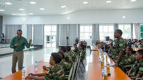 "Don't wait to contribute. Start now." - President Kagame tells Rwandan youth