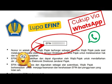 Cara Mengetahui EFIN Tanpa ke Kantor Pajak Cukup Via WhatsApp - DJP Online