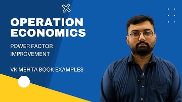 VK Mehta book examples on operation economics of power factor improvement