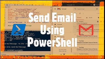 Send email using PowerShell | Send-MailMessage