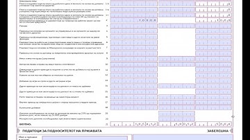 Упатство за пополнувањето и поднесување на Годишната даночна пријава ПДД-ГДП