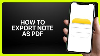 How To Export Note As PDF In iPhone Notes App 2025! Tutorial screenshot 4