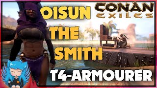 HOW TO GET OISUN THE SMITH -T4 ARMOURER | Conan Exiles |