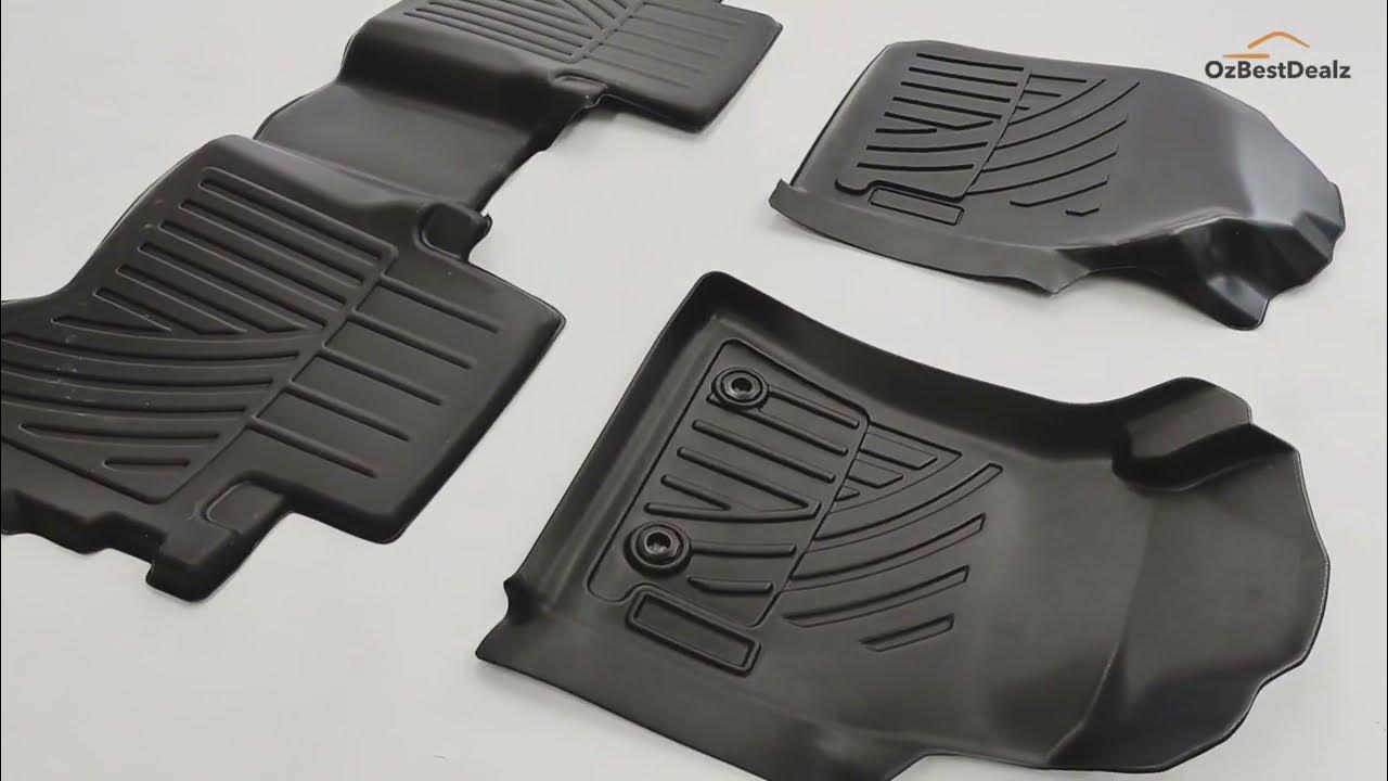 Cobra 4x4 3D TPE Floor Mats Liner Suits Hilux N70 Dual Cab 2005 2015