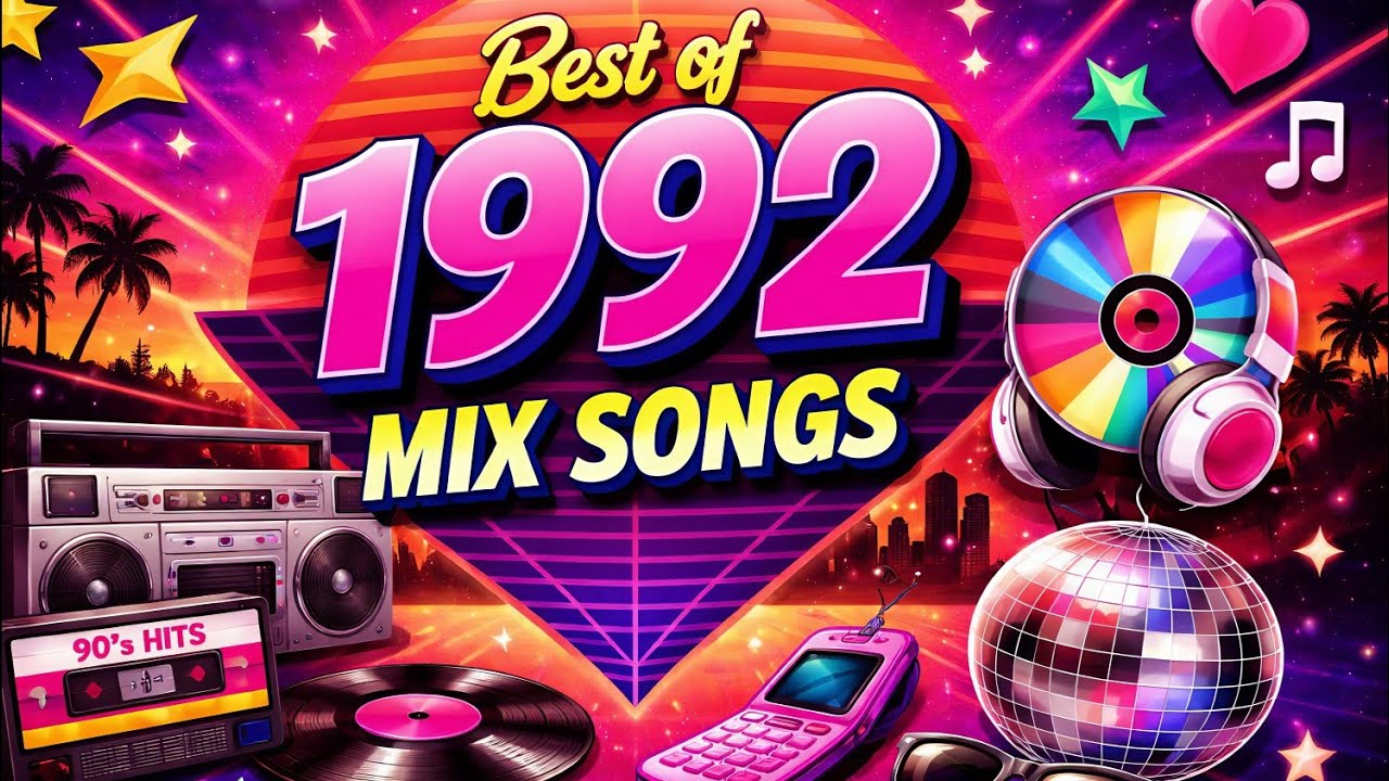 1992 Hits Mix 🎶 Best Songs of 1992 | Nonstop Retro Playlist | Golden ...