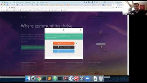 Gitter infrastructure, UI and code overview