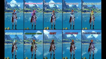 Childe - Weapon Comparison - Genshin Impact