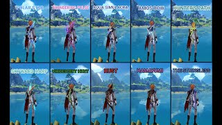 Childe - Weapon Comparison - Genshin Impact