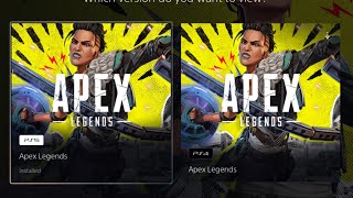 Here's How To Download The Apex Legends PS5 Version.