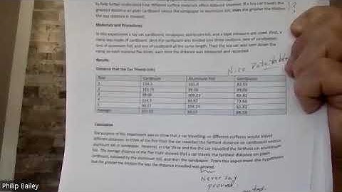 Experimental Design/Lab Reports  #2