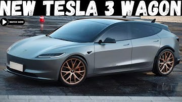2024 Tesla Model 3 Wagon Official Reveal : FIRST LOOK !