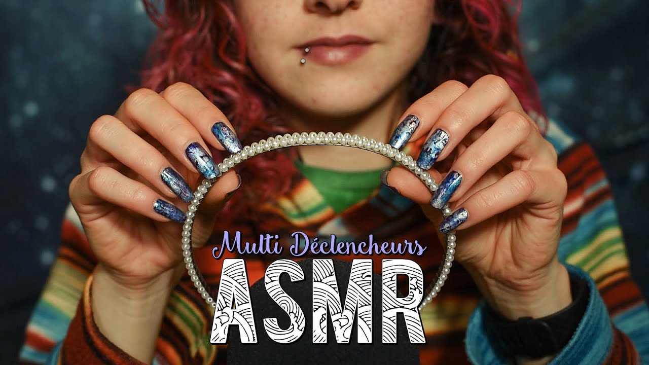 ASMR Français  ~ TRIGGERS - Scratching | Tapping | Sons crinkly | Bois, Plastique, Verre