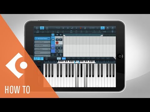 How to Open the Keyboard and Drum Pads in Cubasis  | Getting Started with Cubasis