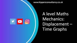 A level Maths Mechanics - Displacement Time Graphs