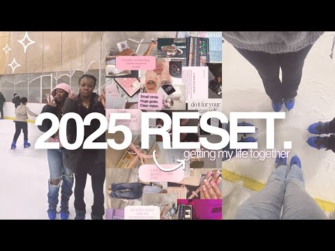 PRODUCTIVE 2025 RESET: vision boards, organising, goal setting & more! 🎀