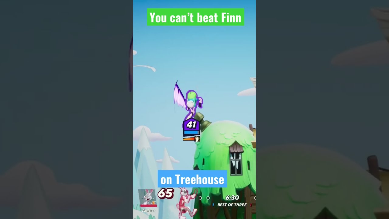 You can’t beat Finn on Treehouse (MultiVersus)
