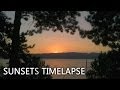 Timelpase of several sunsets and sunrises