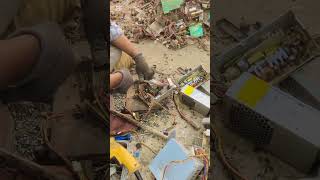 old computer splay board separate process #scraper #scrap #computer #board #gold #silver #copper