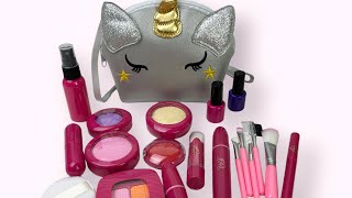 9 Minutes Satisfying with Unboxing Cute Unicorn Makeup Playset ASMR Toys