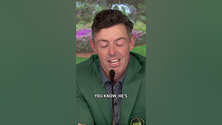 Rory gets emotional when talking about his caddie Harry 🥹