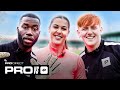Angry ginge and mary earps take on harry pinero in goal   pro vs prodirect 