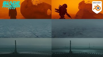 3D ARTIST RECREATES SCENES FROM BLADERUNNER 2049 IN BLENDER!