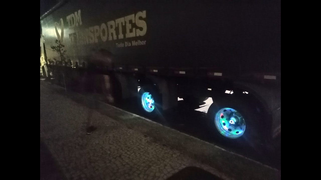 Luz de LED Solar para roda de caminhão, carro